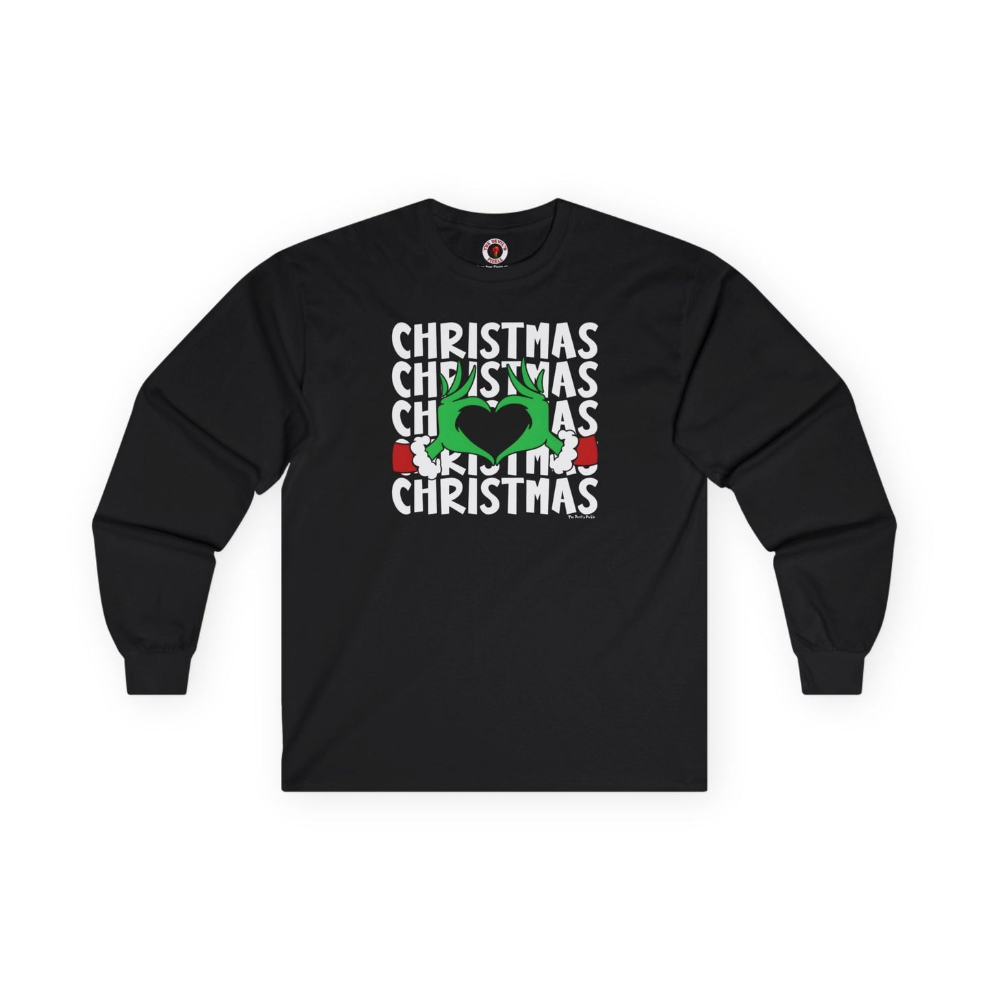 Christmas Heart Long Sleeve Tee The Devil's Pickle