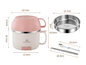 Anti-scalding 304 stainless steel lunch box instant noodle bowl with lid and handle lunch box
