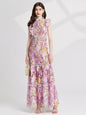Floral Lace Detail Maxi Dress New Era Fashion LLc