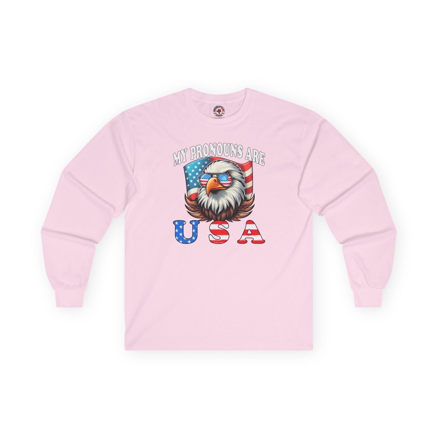 My Pronouns Are U.S.A Long Sleeve Tee The Devil's Pickle