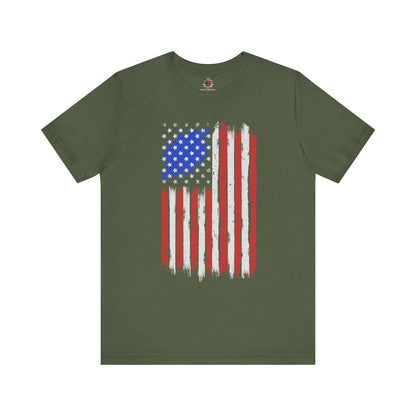 Tattered American Flag T-Shirt The Devil's Pickle