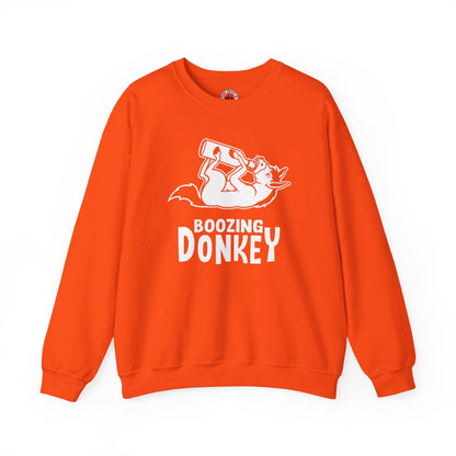 Boozing Donkey Crewneck Sweatshirt The Devil's Pickle