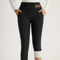 Women’s High-Waist Fleece-Lined Warm Leggings FitiqueFit