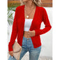 Women’s V‑Neck Button‑Down Cardigan Knit Sweater FitiqueFit