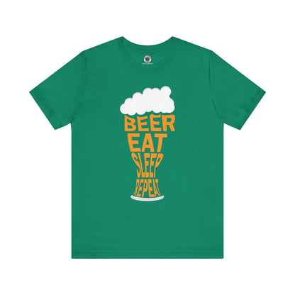 Beer Eat Sleep Repeat T-Shirt The Devil's Pickle