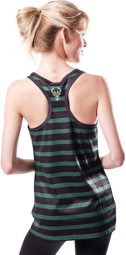 NBA Womens Super-Soft Mesh Jersey Racerback Tank Top for Women