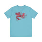 Red American Flag T-Shirt The Devil's Pickle