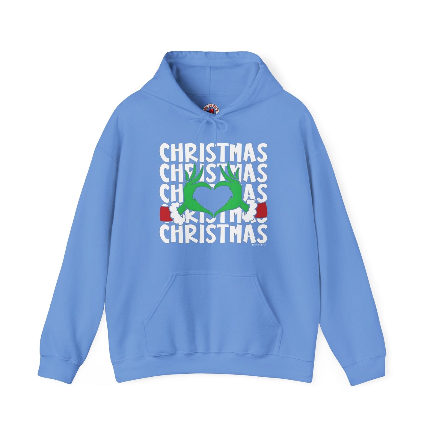 Christmas Heart Hooded Sweatshirt The Devil's Pickle