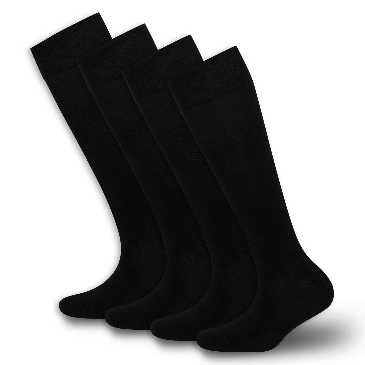 Women’s Bamboo Knee-High Socks 4-Pack – Soft & Breathable Bambooven