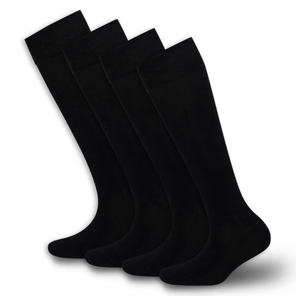 Women’s Bamboo Knee-High Socks 4-Pack – Soft & Breathable Bambooven