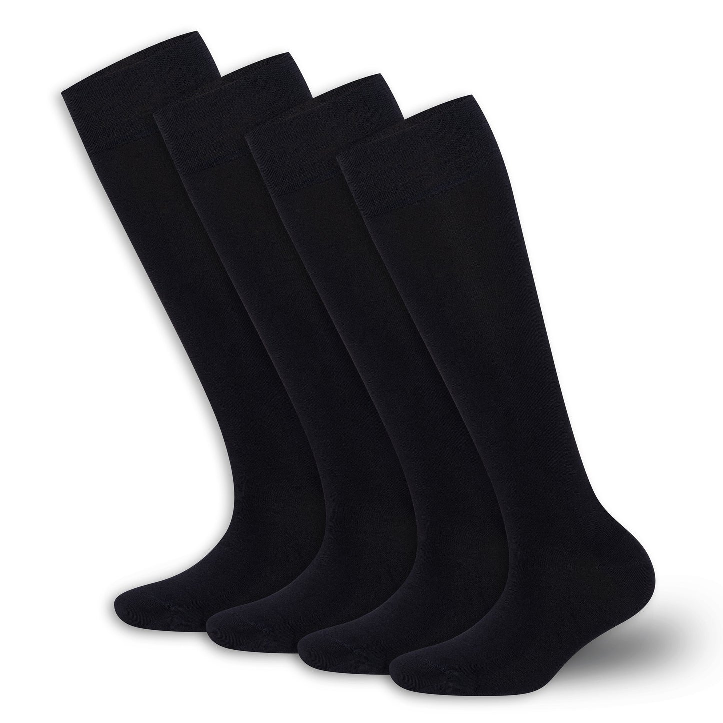 Women’s Bamboo Knee-High Socks 4-Pack – Soft & Breathable Bambooven