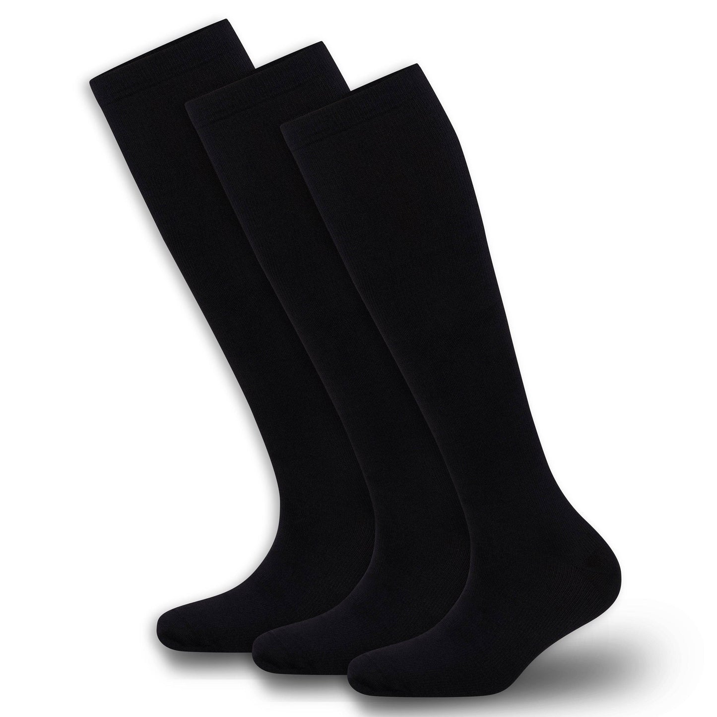 Compression Socks for Men & Women 3-Pack (15-20mmHg) Bambooven