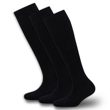 Compression Socks for Men & Women 3-Pack (15-20mmHg) Bambooven