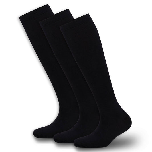 Compression Socks for Men & Women 3-Pack (15-20mmHg) Bambooven