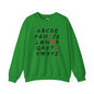 ABC I Love You Crewneck Sweatshirt The Devil's Pickle