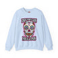 Dia De Los Muertos Skull Crewneck Sweatshirt The Devil's Pickle