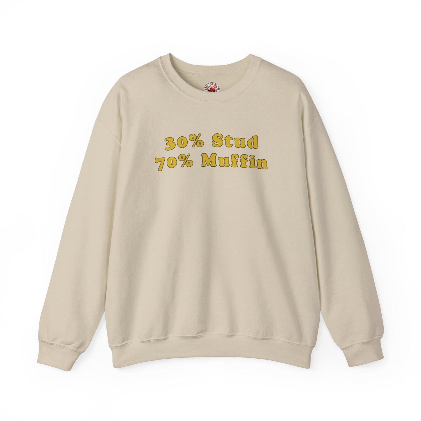30% Stud 70% Muffin Crewneck Sweatshirt The Devil's Pickle