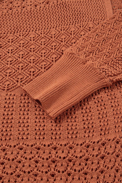 Plus Size Solid Pointelle Knit Open Front Cardigan Shop Style & More | Fresh Looks, Everyday Deals & Free Shipping