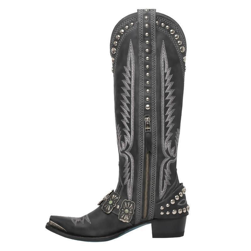 Women’s Custom Embellished Cowgirl Boots Country in My Heart