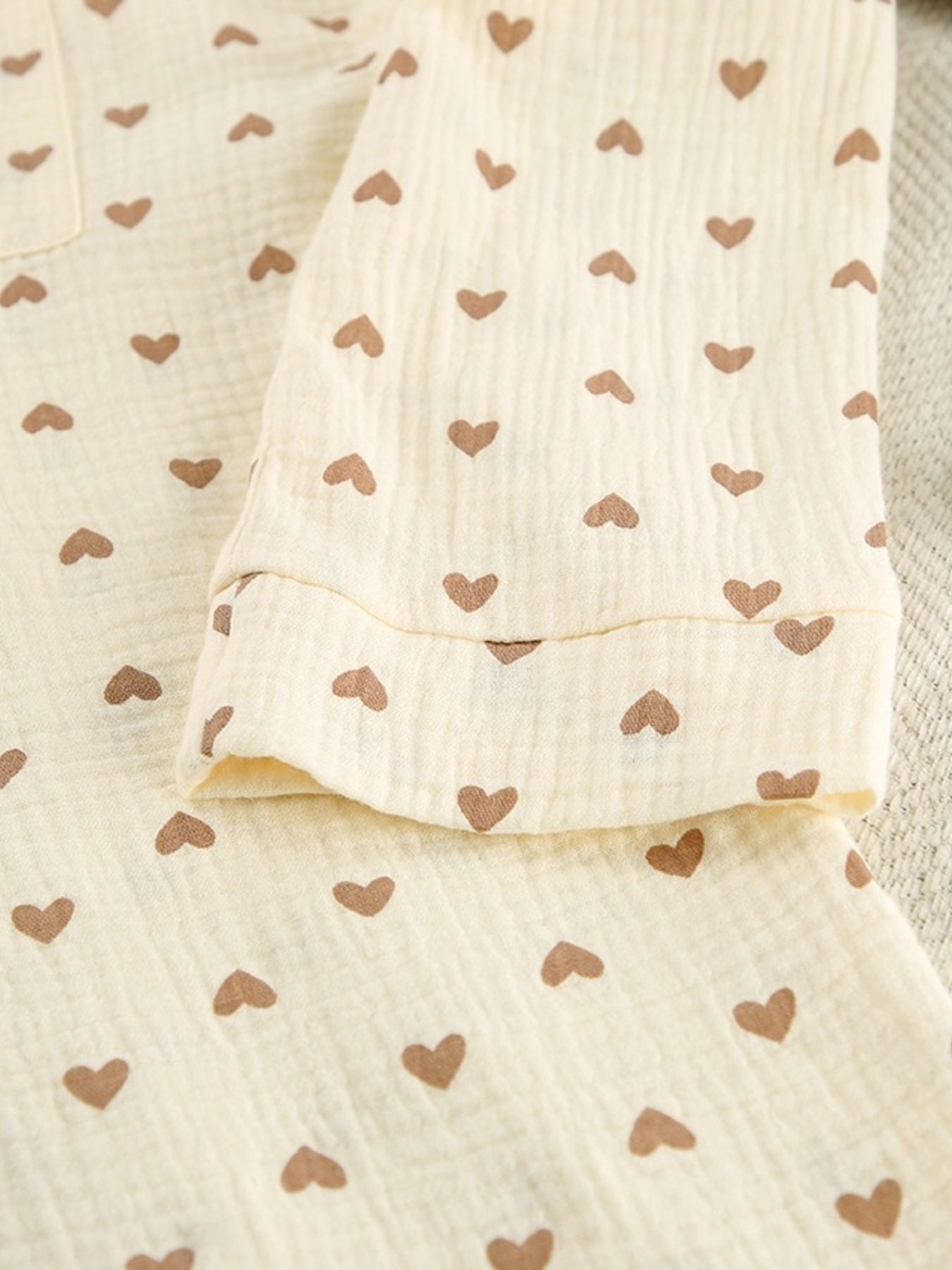 Heart Print Three-Piece Lounge Set New Era Fashion LLc