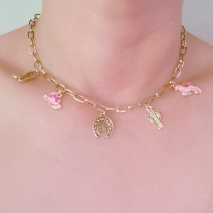 Yeehaw Rodeo Charm Necklace – Western Icons Shop Style & More | Fresh Looks, Everyday Deals & Free Shipping