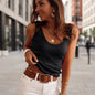Women’s Sleeveless Lace Rib-Knit Sweater Vest FitiqueFit