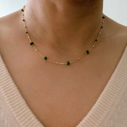 Dainty Precious Stone Bead Necklace Shop Style & More | Fresh Looks, Everyday Deals & Free Shipping