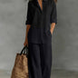 Women's Polyester Two-Piece Suit Set – Blazer & Pants Co-Ord FitiqueFit