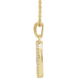 14K Yellow 1/5 CTW Natural Diamond Tree of Life 16-18" Necklace Ethereal Legacy Boutiques
