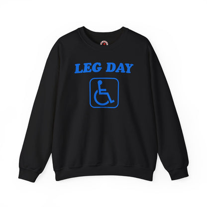 Leg Day Handicap Crewneck Sweatshirt The Devil's Pickle