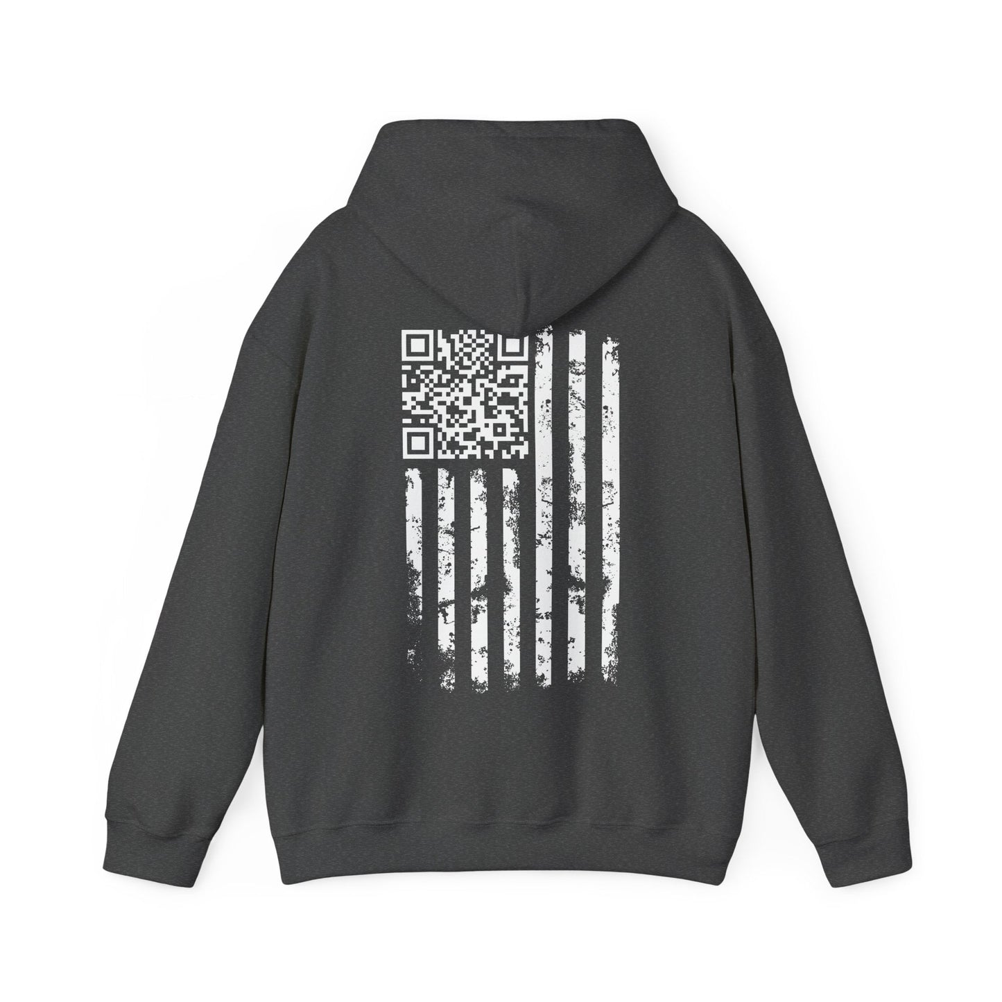 American Flag QR Code Hooded Sweatshirt The Devil's Pickle