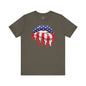 American Flag Lips T-Shirt The Devil's Pickle