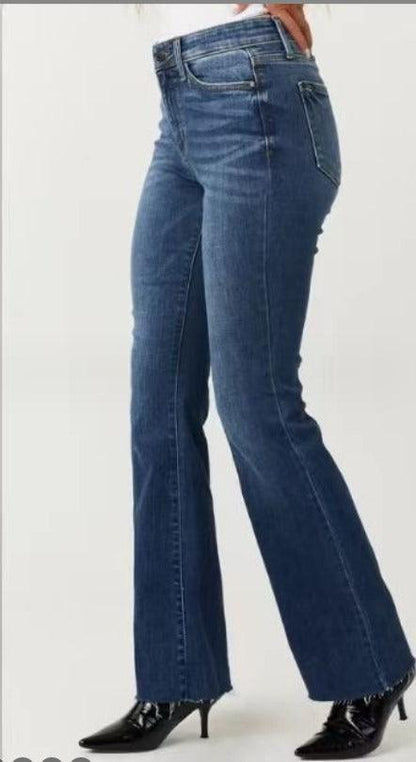 High Waist Slim Fit Stonewashed Jeans – The Perfect Cowgirl Fit Country in My Heart