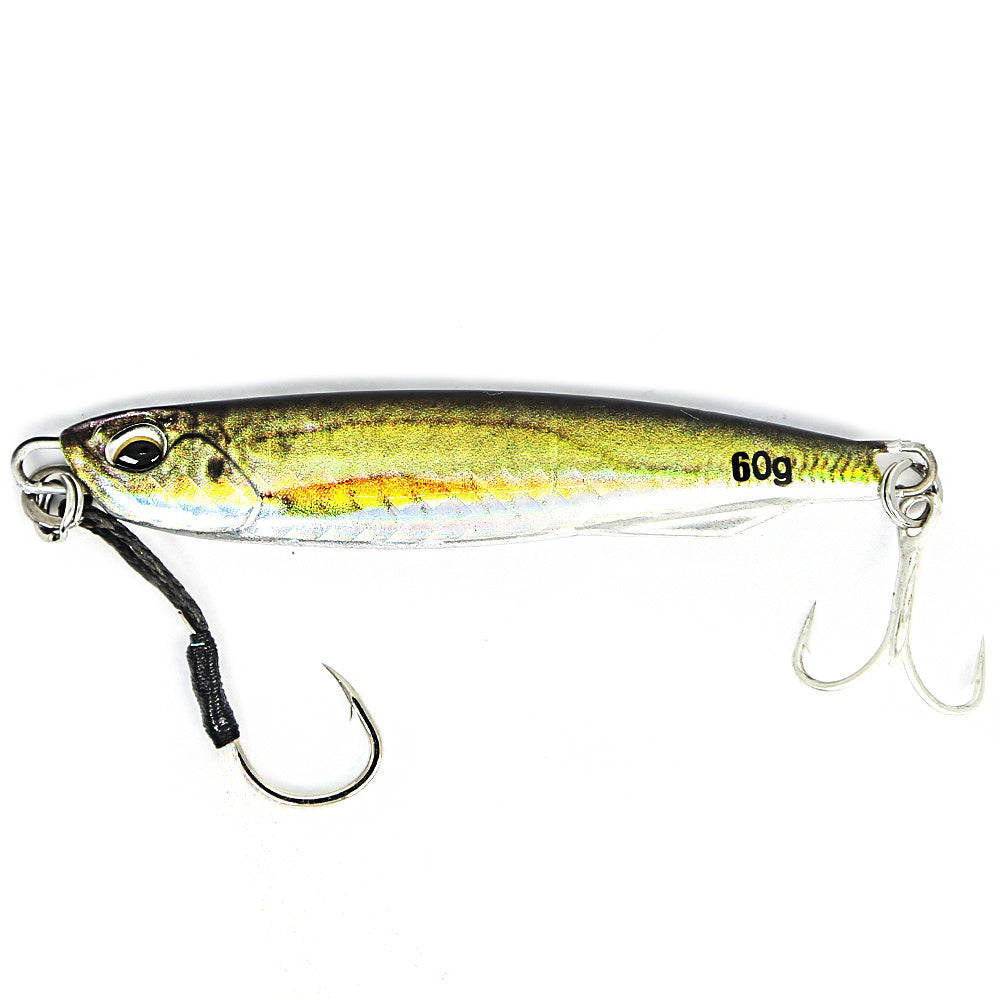 B&U Metal Cast Jig - 3D Printed Spoon Casting Jigging for Saltwater Fishing - 30G/40G/60G Artificial Bait Tackle with Enhanced Durability and Realistic Design NovaCart