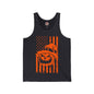 Pumpkin American Flag Tank Top The Devil's Pickle