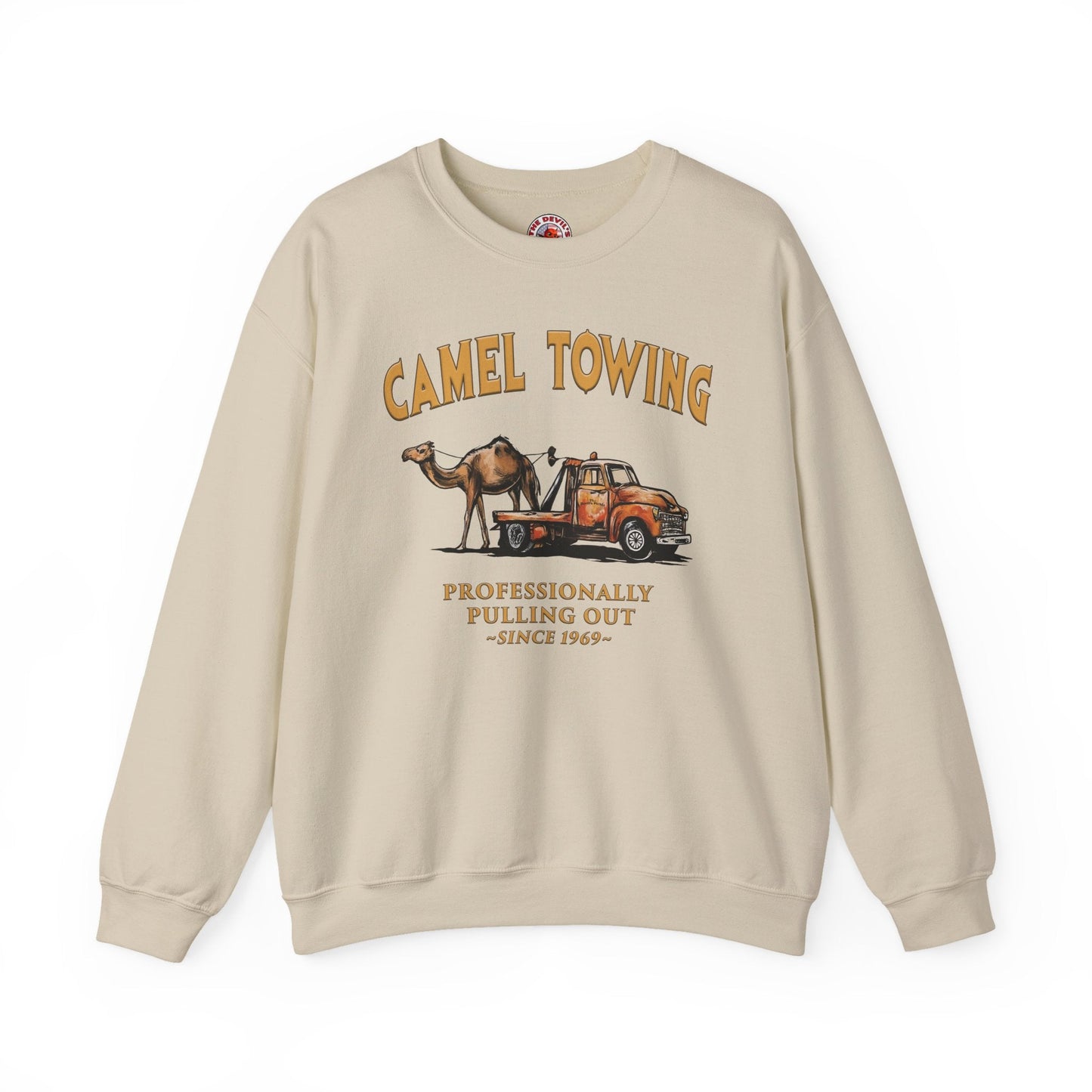 Camel Towing Crewneck Sweatshirt The Devil's Pickle