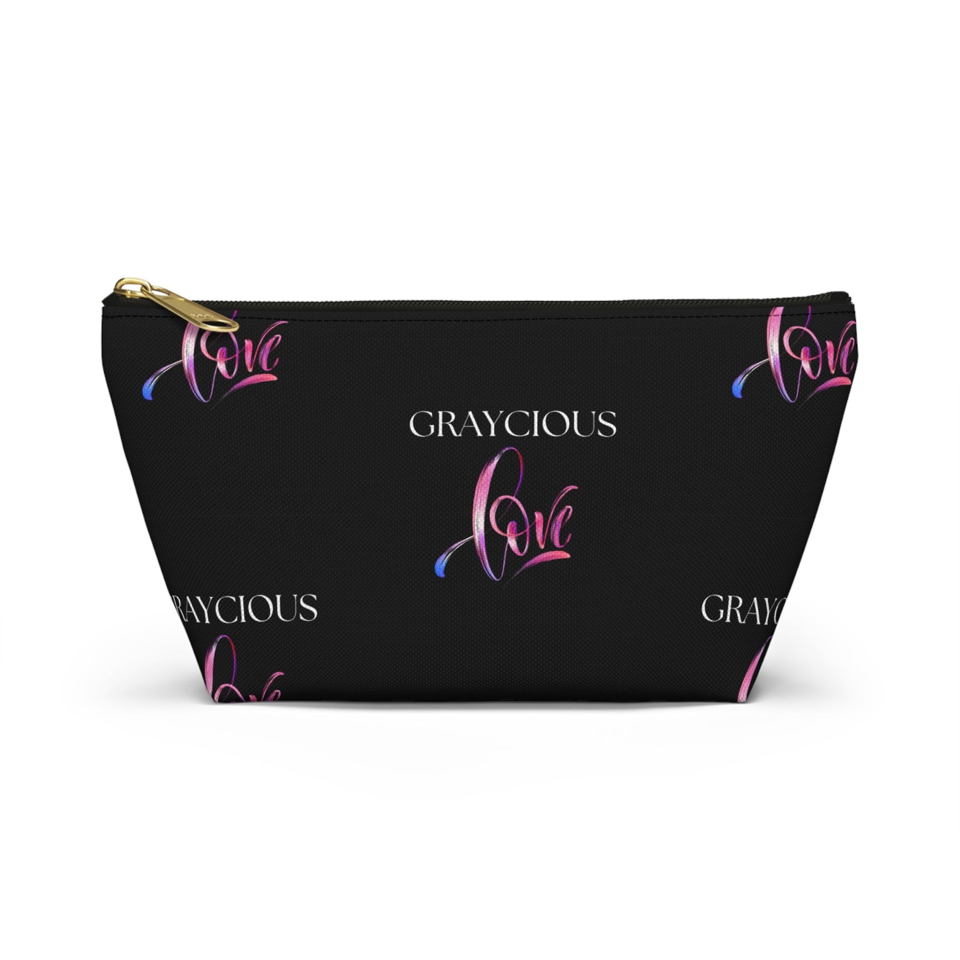 Grayciuos Love Accessory Pouch w T-bottom Grayceful LLC