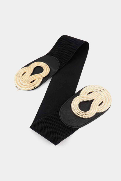 Twisted Trends Alloy Buckle Wide Belt – Stylish Adjustable Fit See size chart under “more details” The Fashion Celestial