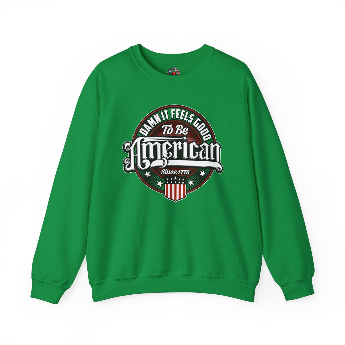 Damn it Feels Good To Be American Crewneck Sweatshirt The Devil's Pickle