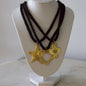 Silk Cord Pendant Necklace 24K Gold Plated Deep South Originals