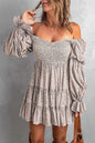 Flirty Puff Sleeve A-Line Dress | Spring & Summer Strapless Dress Country in My Heart