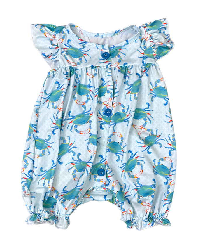 Aqua Crab Girl's Bubble Jolie & Jax Boutique