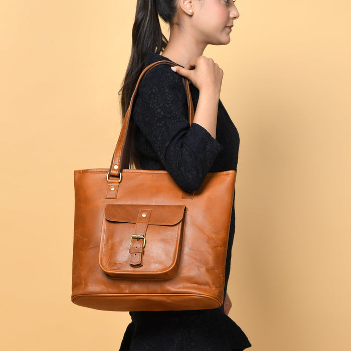 Classic Chic Genuine Leather Tote Classy Leather Bags