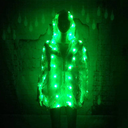Luminous Outer Creative Jacket Sequined Jacket With Light See size chart under “more details” The Fashion Celestial