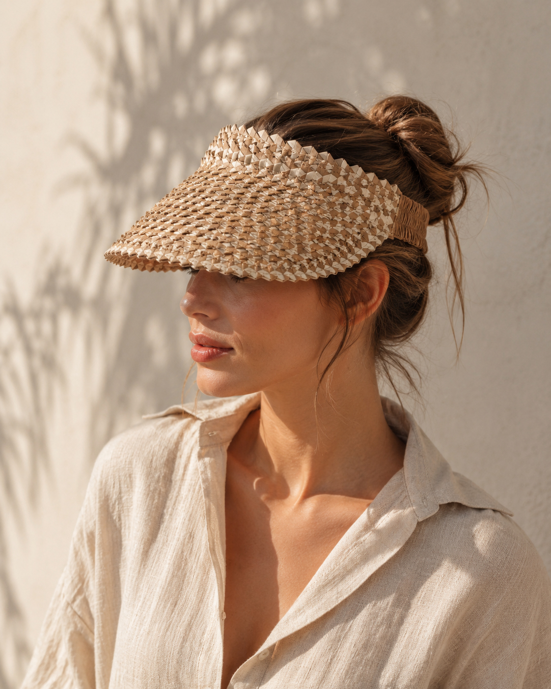 Ombre Rattan Sun Visors Village Thrive