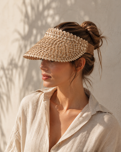 Ombre Rattan Sun Visors Village Thrive