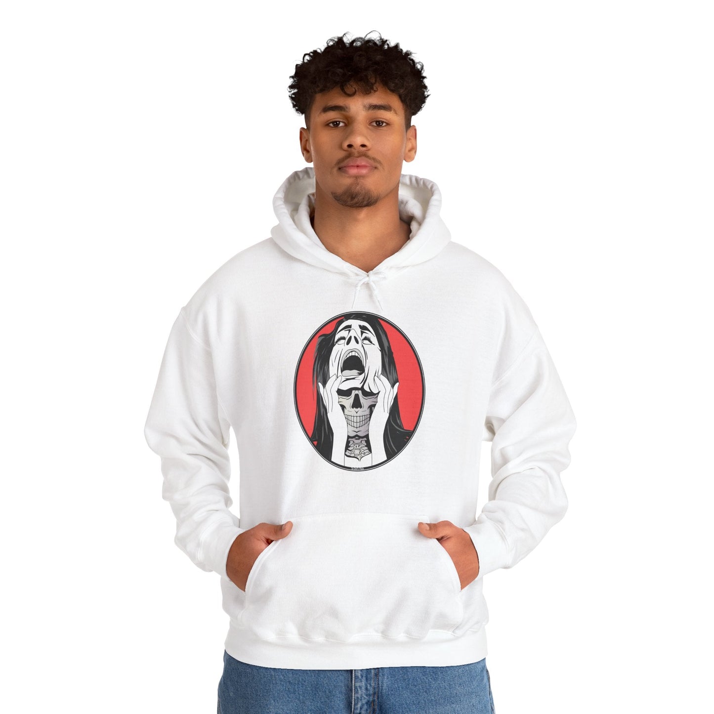 Skull Woman Hooded Sweatshirt The Devil's Pickle