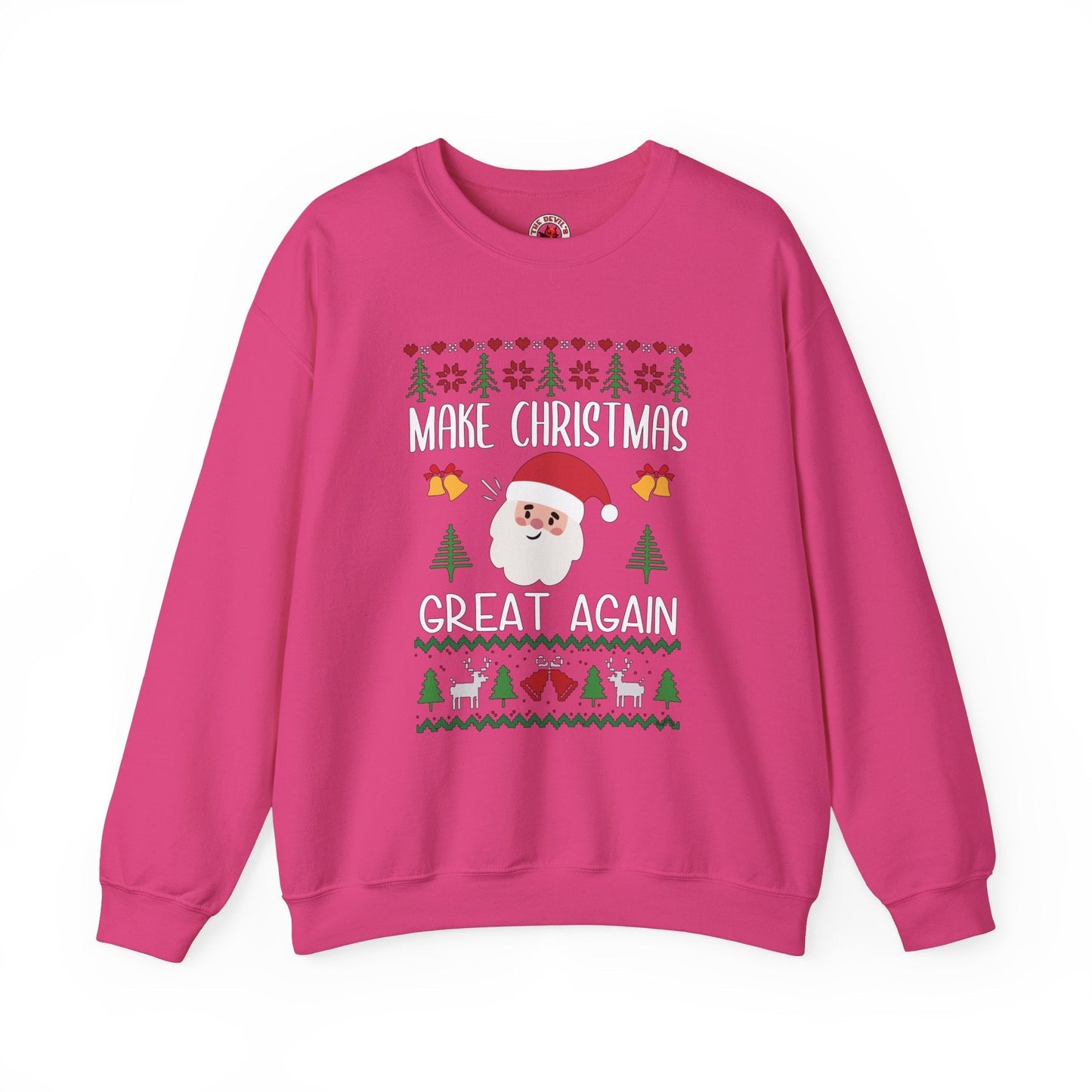 Make Christmas Great Again Crewneck Sweatshirt The Devil's Pickle