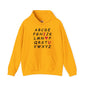 ABC I Love You Hooded Sweatshirt The Devil's Pickle