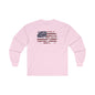Vintage Style American Flag Long Sleeve Tee The Devil's Pickle